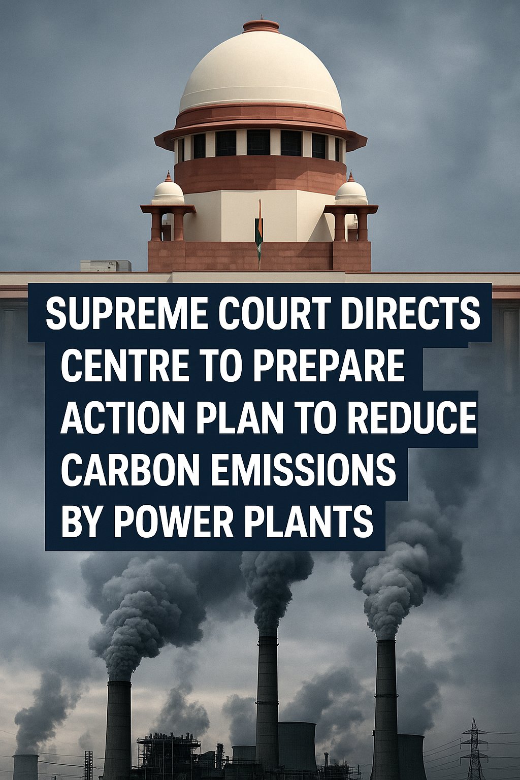 Supreme Court directs Centre to prepare action plan to reduce carbon emissions by power plants