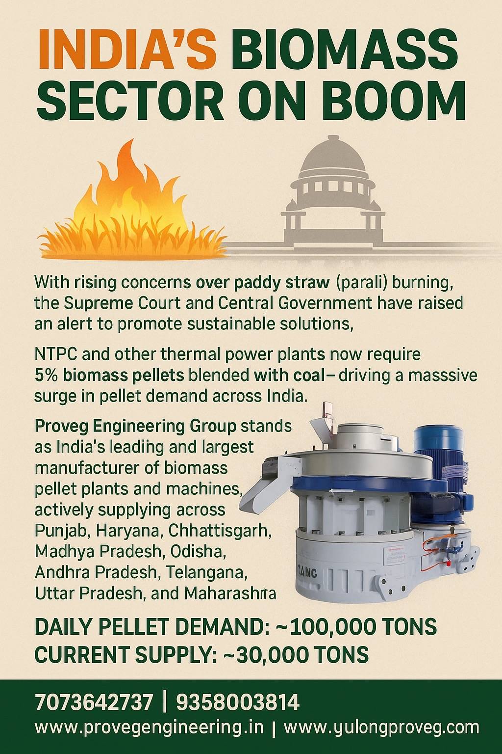 India’s Biomass Sector on Boom — The Green Energy Transformation Has Begun